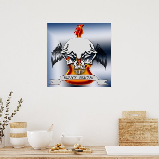 Heavy Metal Poster (Küche)