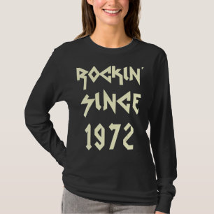Heavy Metal Rock Music Fan Rockin' Seit 1972 50. T-Shirt