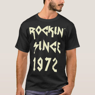 Heavy Metal Rock Music Fan Rockin' Seit 1972 50. T-Shirt