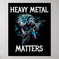 Heavy Metal S Metal Head Banger Gitarre Rocker Sti
