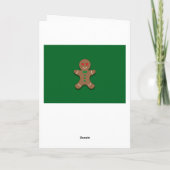 Heavy Metal Santa Feiertagskarte (Rückseite)