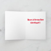 Heavy Metal Santa Feiertagskarte (Innenseite)