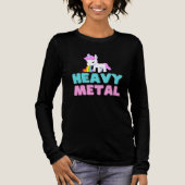 Heavy Metal Unicorn Tri-Blend Shirt (Vorderseite)