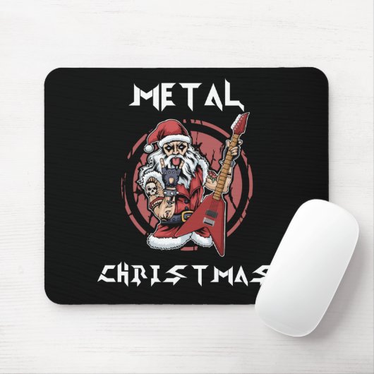 Heavy Metal Weihnachts-Weihnachtsfelsen - Metalhea Mousepad (Mit Mouse)