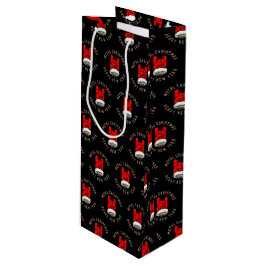 Heavy Metal Weihnachtsmittel Geschenktasche Geschenktüte Für Weinflaschen