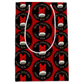 Heavy Metal Weihnachtsmittel Geschenktasche Mittlere Geschenktüte (Vorderseite)