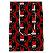 Heavy Metal Weihnachtsmittel Geschenktasche Mittlere Geschenktüte (Rückseite)