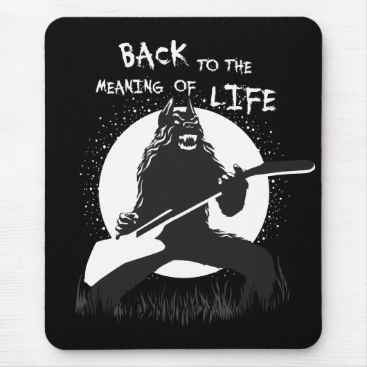 Heavy Metal Werewolf Mousepad (Vorne)
