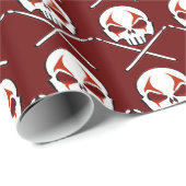 Heavy Metal Wrapping Paper Rock Drummer Gift Paper Geschenkpapier (Rolleneckpunkt)