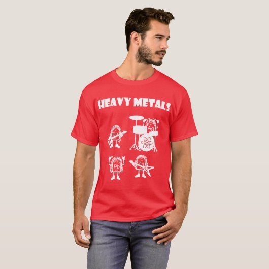 Heavy metals1 gift T-Shirt (Vorne ganz)