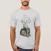 Heavy On My Own Head Surreal Retro Design T-Shirt (Vorderseite)