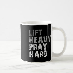 Heavy Pen Harte Motivierend Workout Faith Me Kaffeetasse