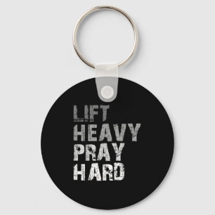 Heavy Pen Harte Motivierend Workout Faith Me Schlüsselanhänger