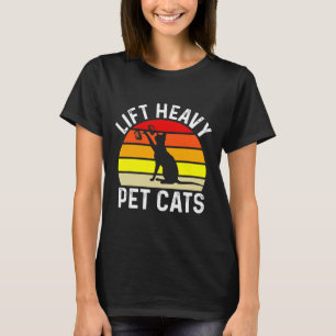 Heavy Pet Cats Bodybuilding T-Shirt