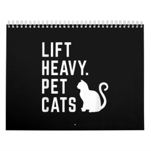 Heavy Pet Cats - Funny Gym Workout Kalender