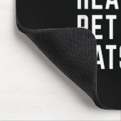 Heavy Pet Cats - Funny Gym Workout Mousepad (Ecke)