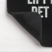 Heavy Pet Hunde Gym Weightlifter Bodybuilder Mousepad (Ecke)