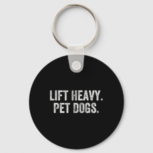 Heavy Pet Hunde Gym Weightlifter Bodybuilder Schlüsselanhänger