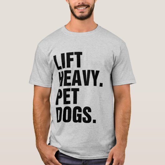 Heavy Pet Hunde T-Shirt (Vorderseite)