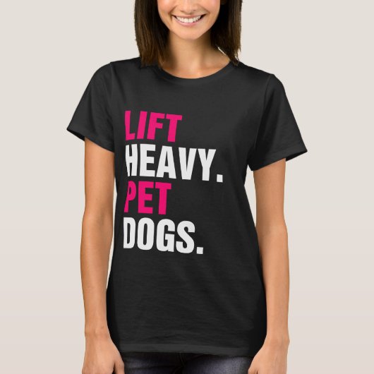 Heavy Pet Hunde T-Shirt (Vorderseite)