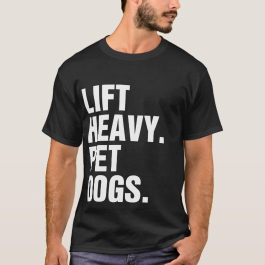 Heavy Pet Hunde T-Shirt (Vorderseite)
