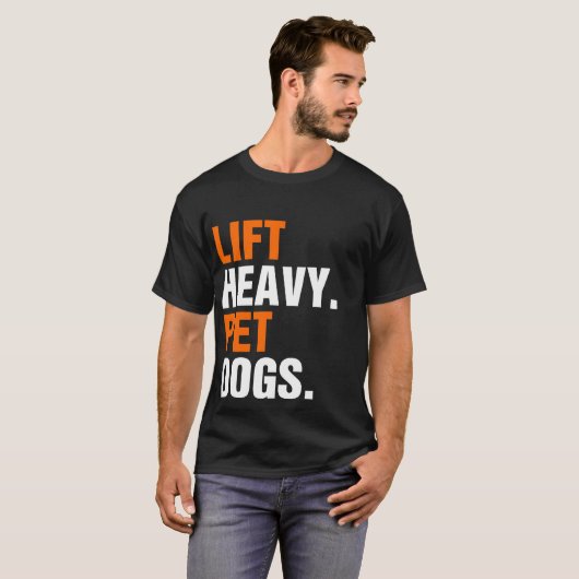 Heavy Pet Hunde T-Shirt (Vorne ganz)