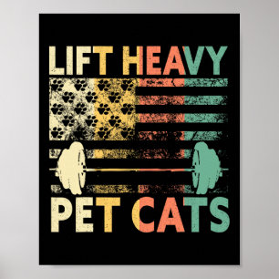 Heavy Pet Katzen Gewicht Katzenbesitzer Gewicht Poster