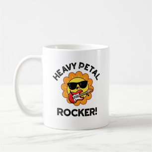 Heavy Petal Rocker Funny Blume Puff Kaffeetasse