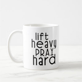 Heavy Push Christlich Gym Lover Quote Kaffeetasse