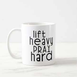 Heavy Push Christlich Gym Lover Quote Kaffeetasse