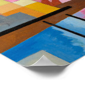 Heavy Red, 1924 von Wassily Kandinsky Poster (Ecke)