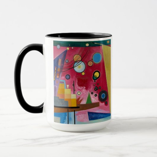 Heavy Red, 1924 von Wassily Kandinsky Tasse (Links)