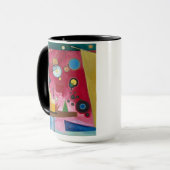 Heavy Red, 1924 von Wassily Kandinsky Tasse (Vorderseite Links)