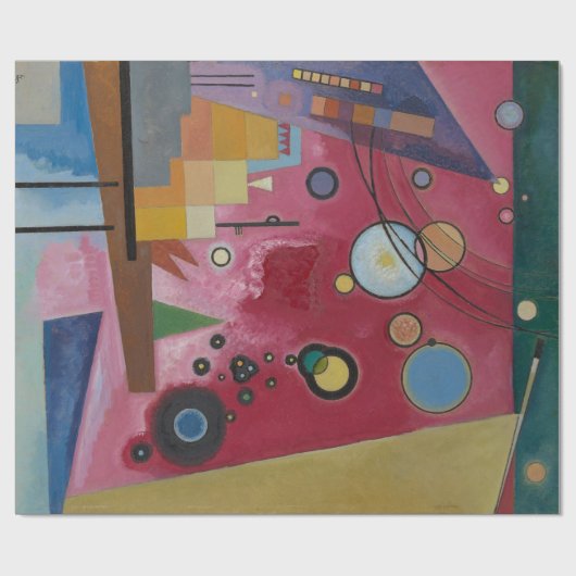 Heavy Red by Wassily Kandinsky Geschenkpapier (Flach)