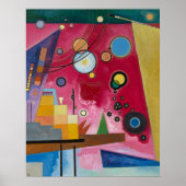 Heavy Red | Kandinsky | Poster (Vorne)