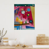 Heavy Red | Kandinsky | Poster (Küche)