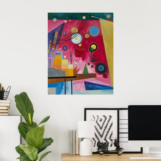 Heavy Red | Kandinsky | Poster (Heimbüro)