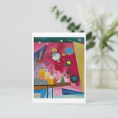 Heavy Red | Kandinsky | Postkarte (Stehend Vorderseite)