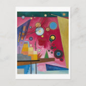 Heavy Red | Kandinsky | Postkarte (Vorderseite)