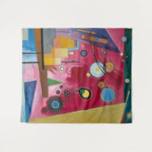 Heavy Red | Kandinsky | Wandteppich (Vorderseite (Horizontal))