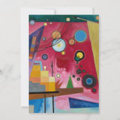 Heavy Red von Wassily Kandinsky Dankeskarte (Vorderseite)
