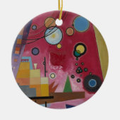 Heavy Red von Wassily Kandinsky Keramik Ornament (Vorne)