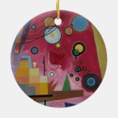 Heavy Red von Wassily Kandinsky Keramik Ornament (Hinten)
