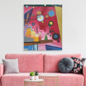 Heavy Red von Wassily Kandinsky Leinwanddruck (Insitu (Wohnzimmer))