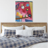 Heavy Red von Wassily Kandinsky Leinwanddruck (Insitu (Schlafzimmer))