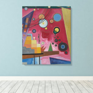 Heavy Red von Wassily Kandinsky Leinwanddruck