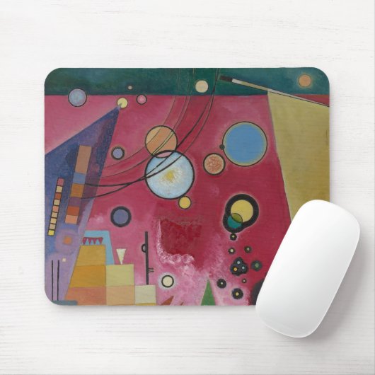 Heavy Red von Wassily Kandinsky Mousepad (Mit Mouse)