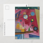 Heavy Red von Wassily Kandinsky Postkarte (Vorne/Hinten)