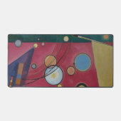 Heavy Red von Wassily Kandinsky Schreibtischunterlage (Vorderseite)