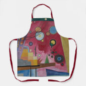 Heavy Red von Wassily Kandinsky Schürze (Vorderseite)